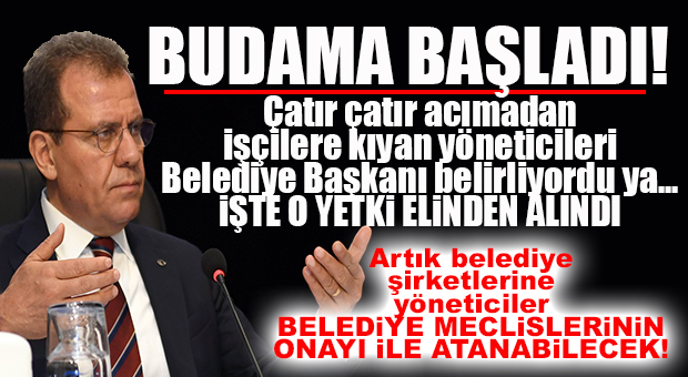 DANIŞTAY’DAN BELEDİYE MECLİSLERİNE BÜYÜK YETKİ… BU KARARLA BELEDİYE BAŞKANLARININ YETKİLERİ KISITLANDI