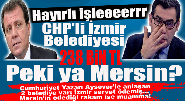 CHP’Lİ MERSİN BÜYÜKŞEHİR, İZMİR GİBİ SERVET Mİ ÖDEDİ? SEÇER’DEN YANDAŞ BESLEMEYE TAM GAZ DEVAM!