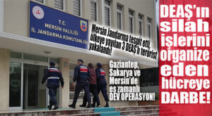 İSTİHBARAT MERSİN’DEN GELDİ, 3 İLDE 3 DEAŞLI YAKALANDI!