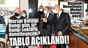 MERSİN VALİLİĞİ DENETLENECEK İŞYERLERİNİ GÜN GÜN AÇIKLADI!