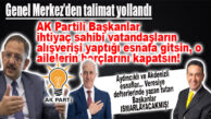AK PARTİLİ ÖZHASEKİ’DEN AK PARTİLİ BELEDİYE BAŞKANLARINA TALİMAT: “VATANDAŞLARIN ESNAFLARA OLAN BORÇLARINI ÖDEYİN!”
