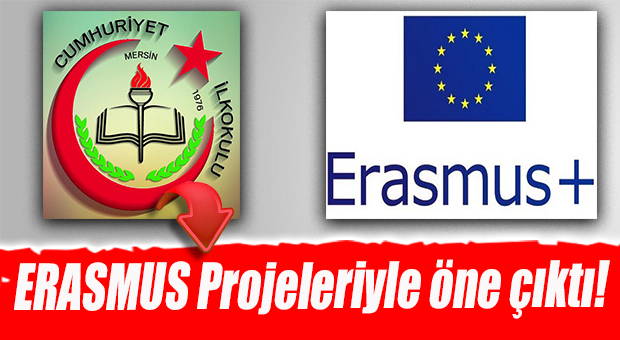 CUMHURİYET İLKOKULU ERASMUS PROJELERİYLE ÖNE ÇIKTI