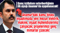 ANAMUR’DA YAPILACAK KAMU BİNASINI YENİ MEZUN MİMAR ÇİZECEK, YENİ MEZUN MÜHENDİS ÇALIŞACAK! BAKAN KURUM AÇIKLADI…