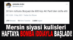 KULİSLER KAYNIYOR: BOZYAZI’DA AK PARTİ’DEN 600 KİŞİ İSTİFA ETTİ