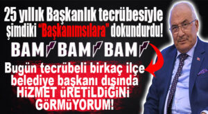 KOCAMAZ’DAN SALVO ÜSTÜNE SALVO: “BELEDİYE BAŞKANLIĞI ŞİKÂYET MAKAMI DEĞİLDİR!”
