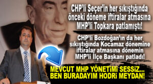 BOZDOĞAN’IN SÜREKLİ İFTİRA ATTIĞI DÖNEMİN MHP’Lİ İLÇE BAŞKANI PATLADI: “HER ORTAMDA O DÖNEMİ KONUŞMAYA HODRİ MEYDAN DİYORUM!”