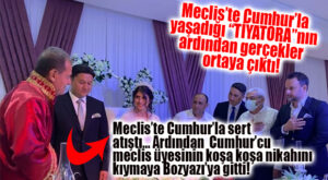 İŞTE BÜYÜKŞEHİR MECLİSİ’NDEKİ “TİYATORANIN” ÖZETİ: CHP’Lİ SEÇER, CUMHUR’LA SERT KAPIŞTIĞI MECLİSİN HEMEN ARDINDAN MHP’Lİ MECLİS ÜYESİNİN NİKAHINI KIYDI! HEM DE TAAAA BOZYAZI’DA…