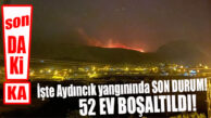 FLAŞ…FLAŞ…FLAŞ… AYDINCIK’TA 52 EV BOŞALTILDI! YANGIN HALA KONTROL ALTINA ALINAMADI!