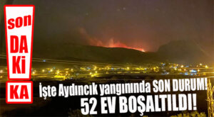 FLAŞ…FLAŞ…FLAŞ… AYDINCIK’TA 52 EV BOŞALTILDI! YANGIN HALA KONTROL ALTINA ALINAMADI!