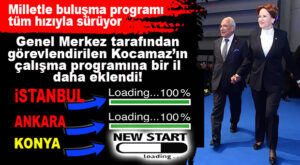 İSTANBUL VE ANKARA PROGRAMINI TAMAMLAYAN İYİ PARTİLİ KOCAMAZ’A YENİ GÖREV: KONYA