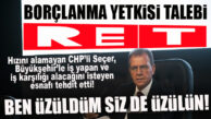 BORÇLANMA YETKİSİNİ ALAMAYAN SEÇER, BÜYÜKŞEHİR’E İŞ YAPAN ESNAFI RESMEN CUMHUR’LA KARŞI KARŞIYA GETİRMEK  İÇİN MÜCADELE ETTİ!
