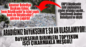 HİZMET ETMEK CHP’Lİ BÜYÜKŞEHİR’E GÖRE DEĞİL! ANAMUR BELEDİYESİ, BÜYÜKŞEHİR’İN İŞİNİ YAPMAK ZORUNDA KALDI!