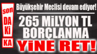 FLAŞ…FLAŞ…FLAŞ… BORÇLANMA KARARINI VETO EDEN CHP’Lİ SEÇER BİR KEZ DAHA MECLİSTEN YETKİ İSTEDİ! SONUÇ YİNE RET!