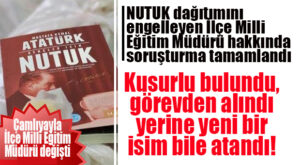 FLAŞ GELİŞME… NUTUK DAĞITIMINA ENGEL OLAN MİLLİ EĞİTİM MÜDÜRÜNÜN YERİNE YENİ ATAMA YAPILDI!