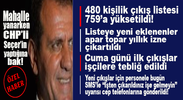 MAHALLE YANARKEN SEÇER’İN YAPTIĞIN BAK: APAR TOPAR ÇIKIŞLARI VERMEYE DEVAM ETTİ!