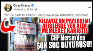 KAVGA BÜYÜYOR: CHP MERSİN’DEN ŞOK SUÇ DUYURUSU!
