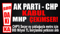 SON DAKİKA… METRO İÇİN CHP’Lİ SEÇER’E 900 MİLYON TL’LİK BORÇLANMA YETKİSİ VERİLDİ