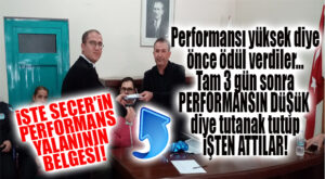PERFORMANSI YÜKSEK DİYEREK ÖDÜL VERDİKLERİ PERSONELİ TAM 3 GÜN SONRA PERFORMANS DÜŞÜKLÜĞÜ GEREKÇESİYLE İŞTEN ATTILAR! İŞTE CHP’Lİ SEÇER ADALETİ…