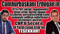 AK PARTİLİ ERCİK, TEŞEKKÜR LİSTESİNDE CHP’Lİ SEÇER’İ PAS GEÇMEDİ!