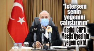 “KİMİN YEĞENİ” TARTIŞMASINDA SON NOKTA: AK PARTİLİ GÜLTAK’IN “İSTERSEM SENİN YEĞENİNİ ÇALIŞTIRIRIM” DEDİĞİ CHP’Lİ MUHİTTİN ERTAŞ ÇIKTI…