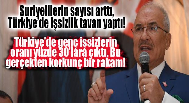 İYİ PARTİLİ KOCAMAZ: “TÜRKİYE’DE GENÇ İŞSİZLERİN ORANI YÜZDE 30’LARA ÇIKTI, BU KORKUNÇ BİR RAKAM!”