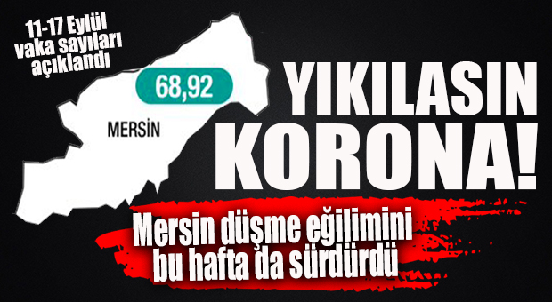 MERSİN’DE DÜŞÜŞ DEVAM: 68,92