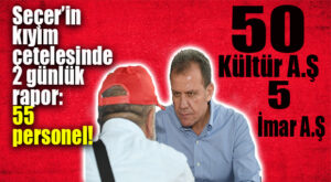 BÜYÜKŞEHİR’DE 2 GÜNLÜK KIYIM BİLANÇOSU: TAM 55 PERSONEL!