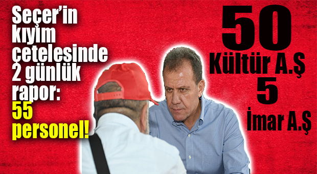 BÜYÜKŞEHİR’DE 2 GÜNLÜK KIYIM BİLANÇOSU: TAM 55 PERSONEL!