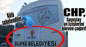 KÖTÜ SOBELENDİLER: MHP’Lİ BELEDİYE’NİN AK PARTİ LOGOLU RESMİ ARACI İÇİN CHP’DEN BAKANLIĞA ÇAĞRI!