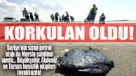 VE KORKULAN OLDU: SURİYE’DEN SIZAN PETROL MERSİN KIYILARINA ULAŞTI