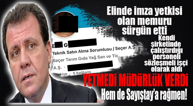SAYIŞTAY RAPORUNA RAĞMEN SÖZLEŞMELİ MEMURA MÜDÜRLÜK VERİLİYOR: TABİKİ CHP’Lİ MERSİN BÜYÜKŞEHİR!