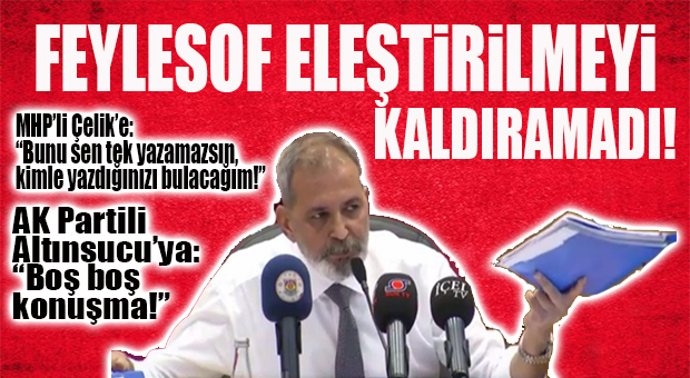 CHP’Lİ BOZDOĞAN ELEŞTİRİYİ KALDIRAMADI, RESMEN HAKARETE BAŞLADI!