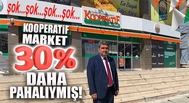 CHP’Lİ GÖKÇEL’DEN ŞOK: “TESPİT ETTİK, KOOPERATİF MARKET YÜZDE 30 DAHA PAHALI!”