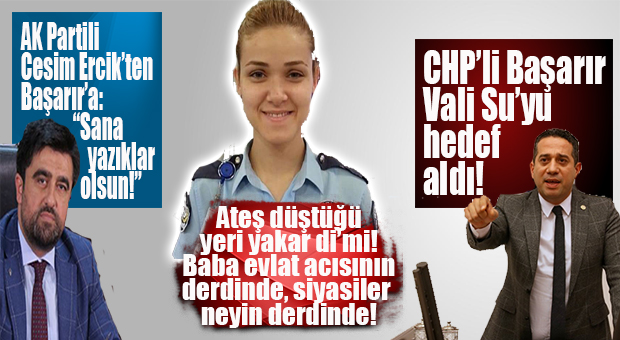 GENCECİK BİR HAYAT BİTTİ BEYLER… POLİS İNTİHARI AK PARTİLİ ERCİK VE CHP’Lİ BAŞARIR’I KARŞI KARŞIYA GETİRDİ!