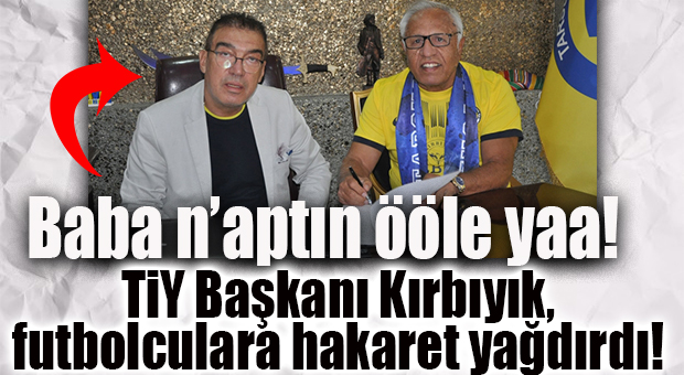 “EŞŞEK DEĞİL, İNEK DEĞİL, BİLİN BAKALIM BU NE!” TİY BAŞKANI SAYDIRDI!