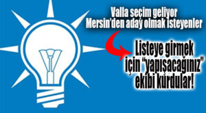 VALLA SEÇİM GELİYOR: AK PARTİ SEÇİM STRATEJİ EKİBİNİ KURDU!