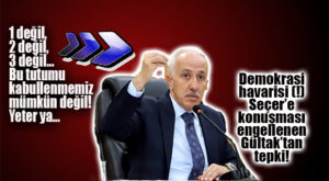AK PARTİLİ GÜLTAK, CHP’Lİ SEÇER’İN KONUŞMASINI ENGELLEMESİNE VE GAZETECİLERE YÖNELİK İFADELERİNE TEPKİ GÖSTERDİ
