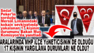 MERSİN’DE KOKAİN YAKALAMALARINDA TUTUKLANANLARIN DURUMUNU BAKAN AÇIKLADI… ARALARINDA MHP İLÇE YÖNETİCİSİ DE VAR!