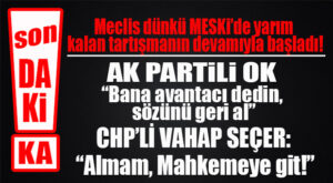 MECLİS GERGİN BAŞLADI… AK PARTİLİ OK SEÇER’DEN ÖZÜR İSTEDİ, SEÇER BU SENİN HADDİN DEĞİL DEDİ!