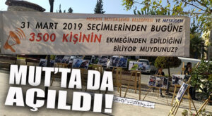 SEÇER’İN ZULMÜ: KIYIM SERGİSİ MUT’TA DA AÇILDI