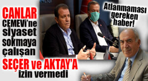 OOOO DERİN KULİS: CEMEVİNE SİYASET SOKMAYA ÇALIŞTI, GERİ PÜSKÜRTÜLDÜ… TABİ Kİ SEÇER!