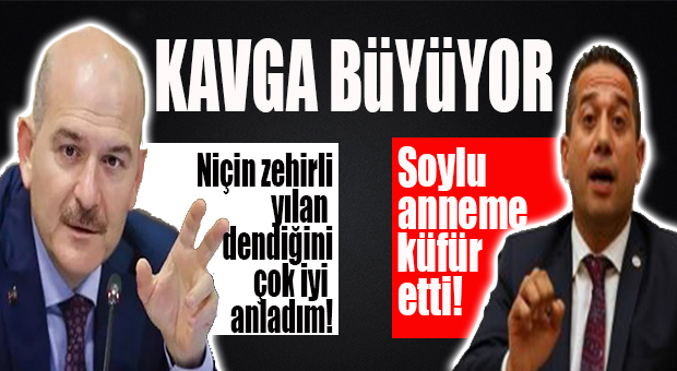 SÜLEYMAN SOYLU VE ALİ MAHİR BAŞARIR ARASINDAKİ ATIŞMA BÜYÜYOR!