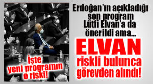 LÜTFİ ELVAN, ERDOĞAN’IN AÇIKLADIĞI SABİT KURU KABUL ETMEMİŞ: İŞTE GÖREVDEN ALINMA NEDENİ!
