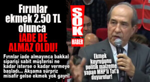 ŞOK GELİŞME: FIRINLAR İADE ALMAYINCA BAKKALLAR EKMEK ALIMINI AZALTTI! EKMEK KUYRUĞUNU POLİTİK MALZEME YAPAN MHP’Lİ TAT’A DUYURULUR!