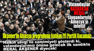 İYİ PARTİ’Lİ AKŞENER’E AMASYA’DA VATANDAŞLARDAN YOĞUN İLGİ!