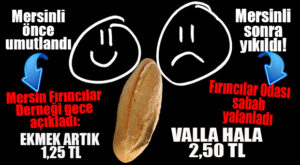 MERSİN’DE EKMEK 2,50 Mİ, 1,25 Mİ? FIRINCILAR ODASINDAN SON AÇIKLAMA