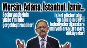 AK PARTİLİ ÖZHASEKİ: “İSTANBUL, ADANA, MERSİN… SEÇİM VAATLERİNİN YÜZDE 1’İNİ BİLE YAPMADILAR!”