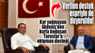 AKDENİZ BELEDİYESİNDEN TOROSLAR BELEDİYESİNE KARLA MÜCADELE DESTEĞİ!