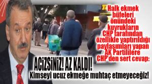 BÜYÜKŞEHİR’İ EKMEK KUYRUKLARI ÜZERİNDEN ELEŞTİREN AK PARTİLİLERE CHP’DEN YAYLIM ATEŞ!