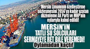 SOLCULAR LİMAN ÖZELLEŞTİRMESİNİ UZATAN OYLAMADAN KAÇTI, İYİ PARTİLİLER SAPASAĞLAM SÖZLERİNİ TUTTU: HDP VE CHP’Lİ VEKİLLER OYLAMAYA BİLE KATILMADI!